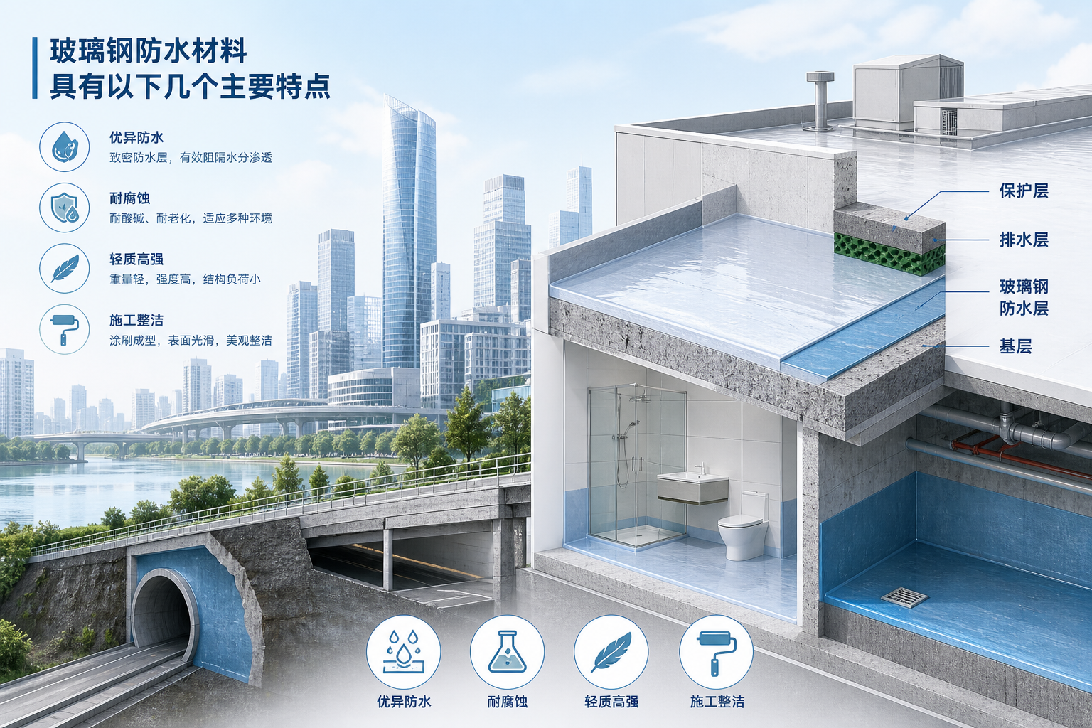 2023年玻璃钢防水材料市场趋势分析,关注 厦门 发展