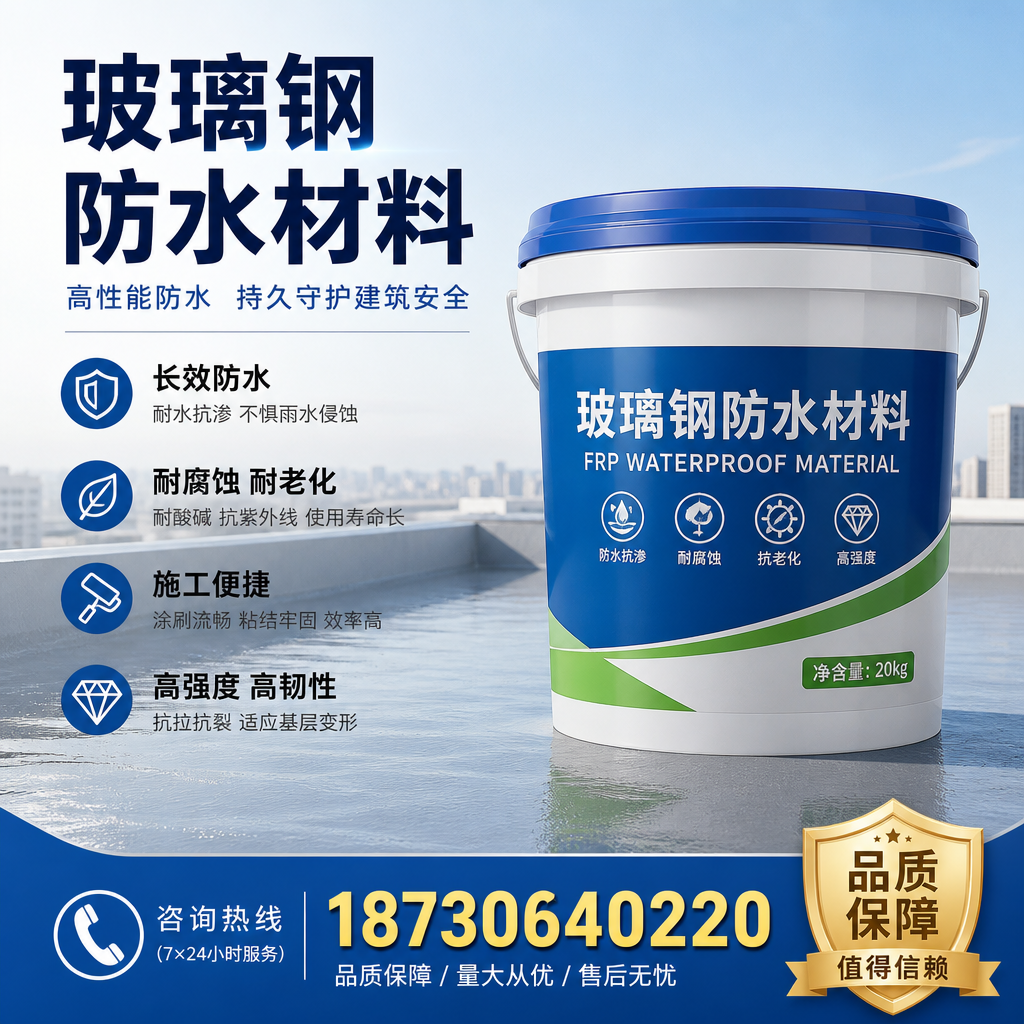 专家解析:玻璃钢防水材料的市场前景分析在 厦门